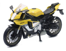 Load image into Gallery viewer, New Ray Toys Yamaha YZF-R1 Street Bike (Yellow)/ 1:12 - Powersports Haven