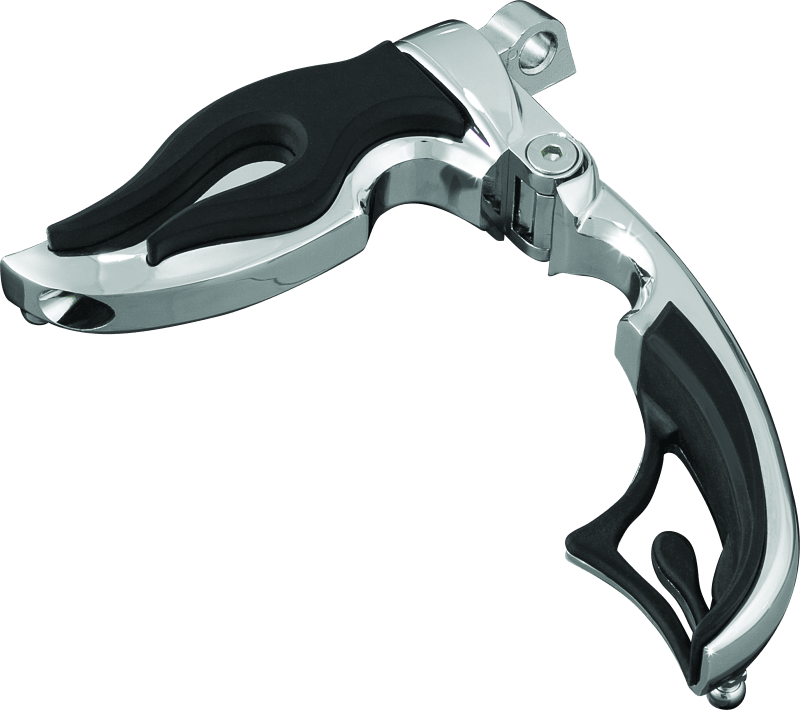 Kuryakyn Flamin Switchblade With Male Mount Adapter Chrome - Powersports Haven