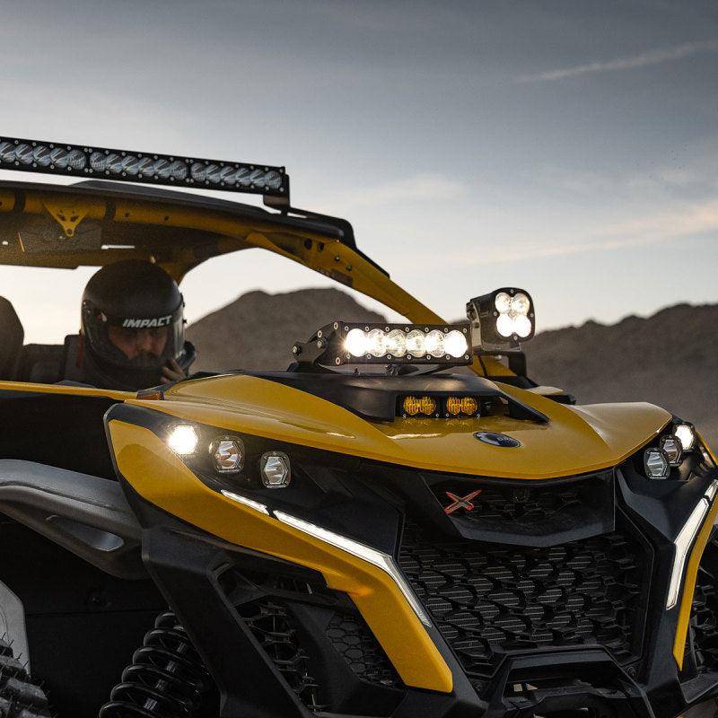 Baja Designs Can-Am Maverick R Clear 10in OnX6+ Shock Tower Kit - Powersports Haven