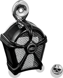 Kuryakyn Mach 2 Horn Cover Black With Chrome Mesh - Powersports Haven