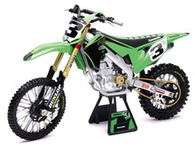 Load image into Gallery viewer, New Ray Toys Kawasaki KX450F Factory Team (Eli Tomac)/ Scale - 1:6 - Powersports Haven