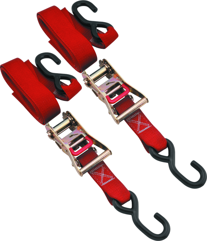 BikeMaster Tiedown 1-1/2 Ratchet - Red - Powersports Haven