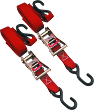 Load image into Gallery viewer, BikeMaster Tiedown 1-1/2 Ratchet - Red - Powersports Haven
