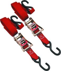 BikeMaster Tiedown 1-1/2 Ratchet - Red - Powersports Haven
