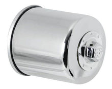 Load image into Gallery viewer, K&amp;N Honda / Kawasaki / Yamaha / Polaris / Victory 2.688in OD x 3.344in H Oil Filter - Chrome - Powersports Haven