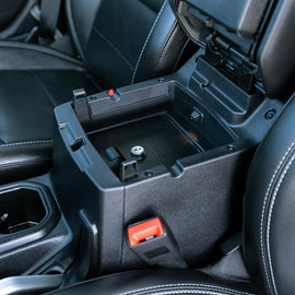 Tuffy Console Safe W/ Keyed Lock For Jeep Wrangler & Gladiator - Powersports Haven