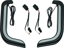 Kuryakyn Tracer LED Fairing Lower Accents Black - Powersports Haven