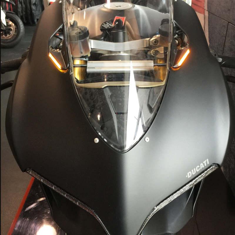 New Rage Cycles 11-14 Ducati 1199 Panigale Mirror Block Off Turn Signals - Powersports Haven