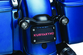 Kuryakyn Deep Dish Bezel For Bullet Turn Signals Smoke Lens Gloss Black - Powersports Haven
