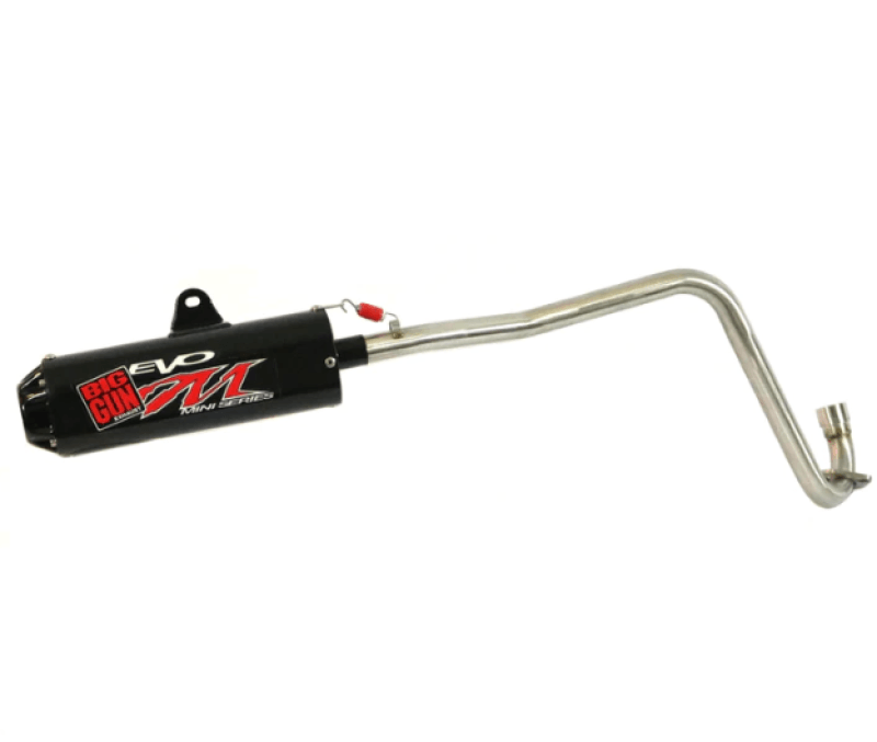 Big Gun 03-23 Kawasaki KLX 110/KLX 110L Evo M Series Black Out Full System Exhaust - Powersports Haven