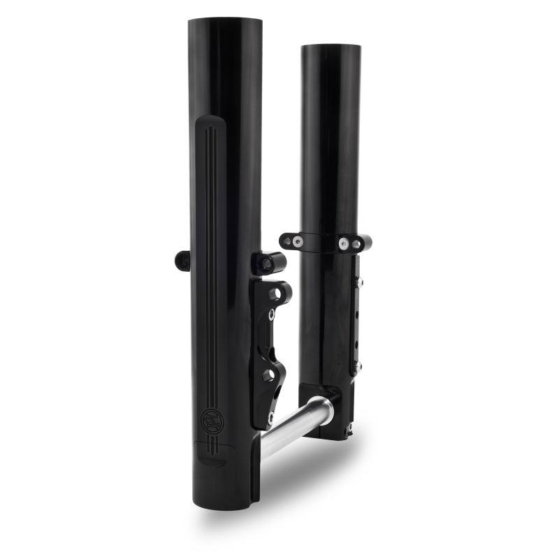 Performance Machine 14-Up FL Lower Leg Assembly - Black Ano - Powersports Haven