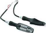 BikeMaster 8 Led Turnsignals Pair - Black