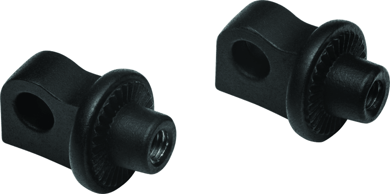 Kuryakyn Splined Peg Adaptors Satin Black - Powersports Haven