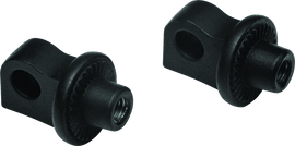 Kuryakyn Splined Peg Adaptors Satin Black - Powersports Haven