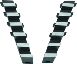 Kuryakyn Exhaust Port Fillers For Indian Black & Raw - Powersports Haven