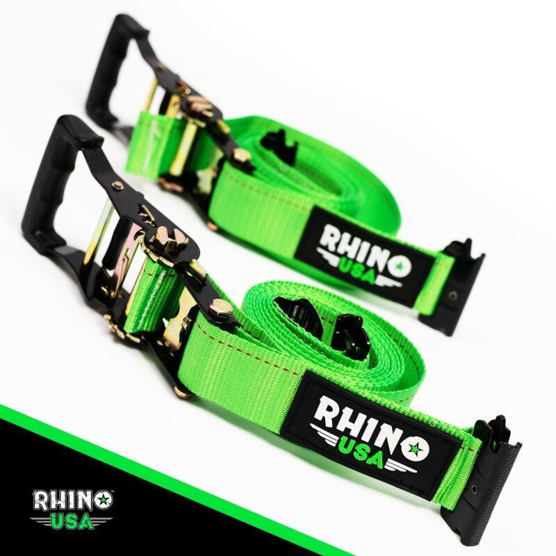 Rhino USA Utv Wheel Chock Tie-Down Kit (2-Wheel Kit) (Green) - Powersports Haven