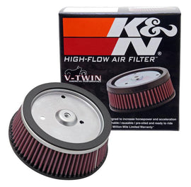 K&N Round Tapered 6.25in Base OD x 5.5in Top OD x 2.125in H Replacement Filter for Harley Davidson - Powersports Haven
