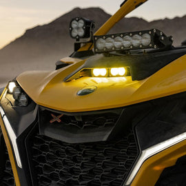 Baja Designs 2024+ Can-Am Maverick R S2 Pro Hood Light Kit - Powersports Haven