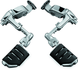 Kuryakyn Ergo III Adjustable Mount With Trident Dually ISO Pegs Chrome - Powersports Haven