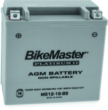 Load image into Gallery viewer, BikeMaster AGM Battery - MS12-16-BS - Powersports Haven