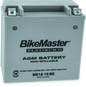 BikeMaster AGM Battery - MS12-16-BS - Powersports Haven