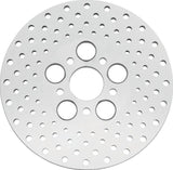 Bikers Choice 73-84 FL 10 Inch Front & Rear Drilled Stainless Rotor Replaces H-D 41813-79
