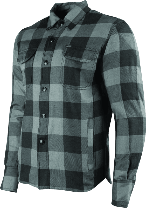 Speed and Strength True Grit Armored Moto Shirt Grey - Medium - Powersports Haven