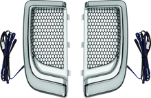 Load image into Gallery viewer, Kuryakyn Tracer Lower Fairing Grill Chrome - Powersports Haven