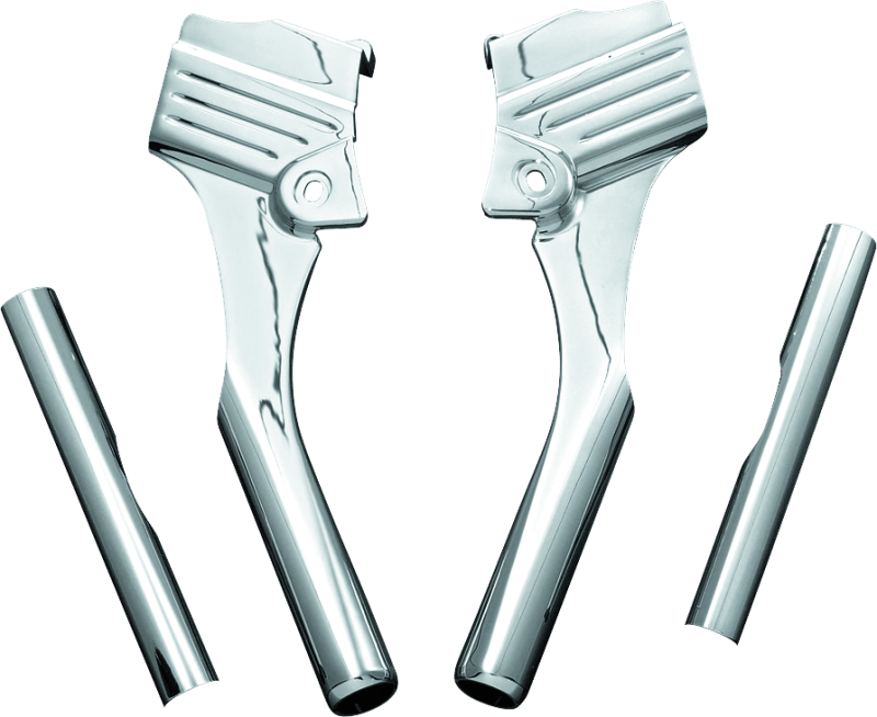 Kuryakyn Deluxe Neck Cover Kit 95-05 Touring Models Chrome - Powersports Haven
