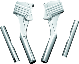 Kuryakyn Deluxe Neck Cover Kit 95-05 Touring Models Chrome - Powersports Haven