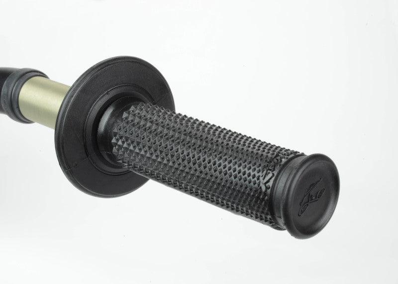 Renthal Ultra-Tacky Dual Compound Grips Tapered 1/2 Waffle - Black - Powersports Haven