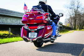 Kuryakyn L.E.D. Lighted Trunk Lid Handle 01-17 GL1800 Chrome - Powersports Haven