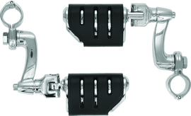 Kuryakyn Trident Dually Longhorn Offset 1-1/4inch Clamp Chrome - Powersports Haven