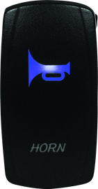 DragonFire Racing Lighted Switch Horn On/Off Blue - Powersports Haven