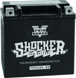 Twin Power YTX-14L Shocker Battery Replaces H-D 65958-04 220 CCA - Powersports Haven