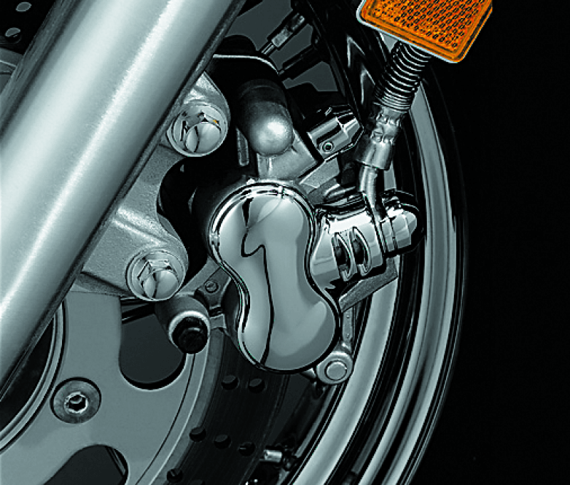 Kuryakyn Front Caliper Cover Metric Chrome - Powersports Haven