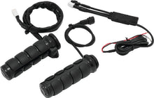 Load image into Gallery viewer, Kuryakyn Heated ISO Grips Throttle-By-Wire Gloss Black - Powersports Haven