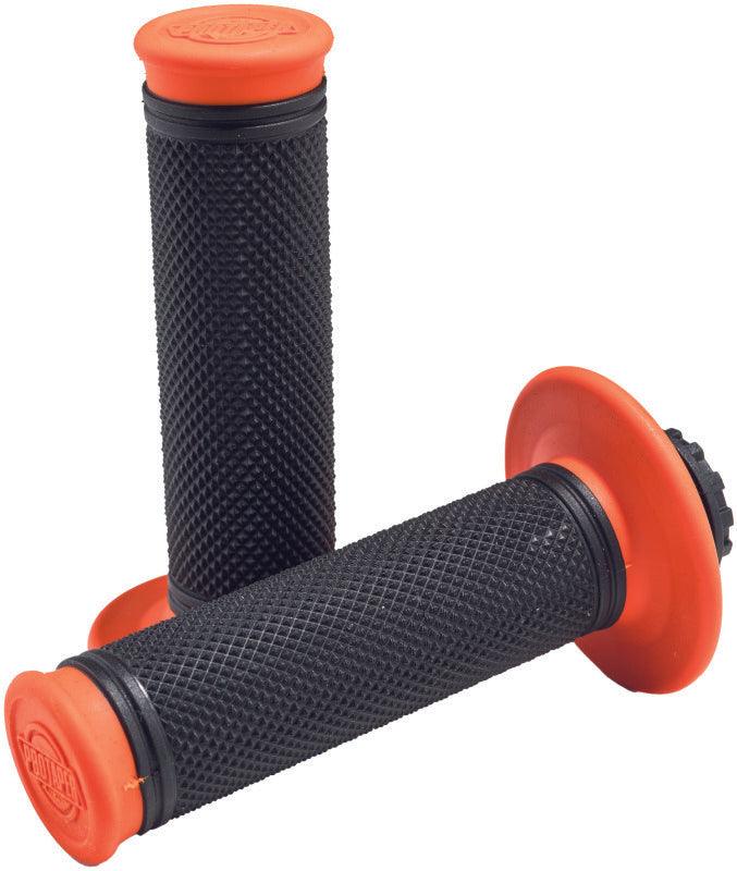 ProTaper Pro Series Clamp On Full Diamond Orange/Black - Powersports Haven