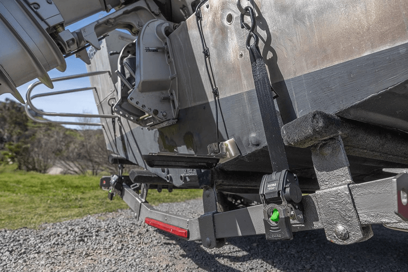 Rhino USA Retractable Transom Straps (2 Pack-Black) - Powersports Haven