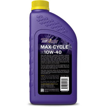 Load image into Gallery viewer, Royal Purple Max-Cycle Synthetic 10W-40 Motorcycle Oil - 1 Quart - Powersports Haven