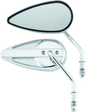 Bikers Choice 65-Up Chrome Teardrop Mirror Universal Custom Pr - Powersports Haven