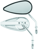Bikers Choice 65-Up Chrome Teardrop Mirror Universal Custom Pr
