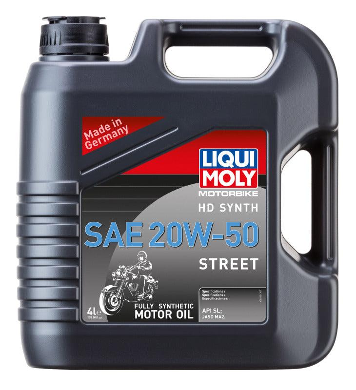 LIQUI MOLY 4L Motorbike HD Synth SAE 20W50 Street - Powersports Haven