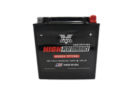 Twin Power YIX-30L High Performance Battery Replaces H-D 66010-97A Made in USA 400 CCA - Powersports Haven