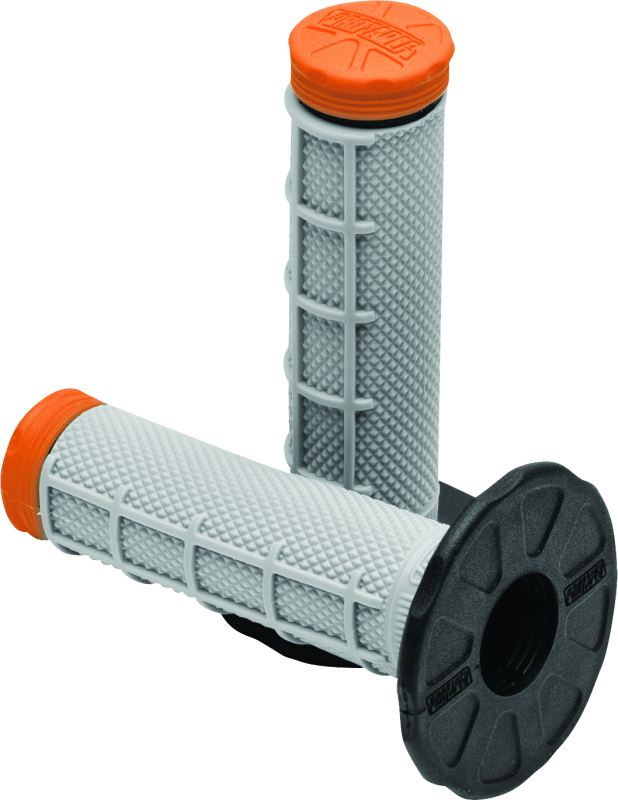 ProTaper Tri Density MX 1/2 Waffle Grips - Orange - Powersports Haven