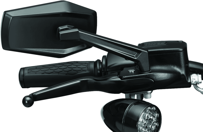Kuryakyn Hex Mirrors Satin Black - Powersports Haven