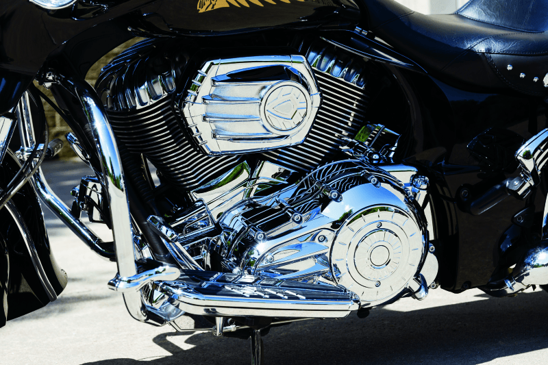 Kuryakyn Cylinder Base Cover Indian Models Chrome - Powersports Haven