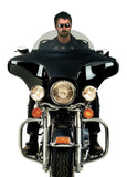 National Cycle 96-13 Harley-Davidson FLHT/FLHX/FLHTK/SE Touring Chopped 4 in. Windshield-Tinted