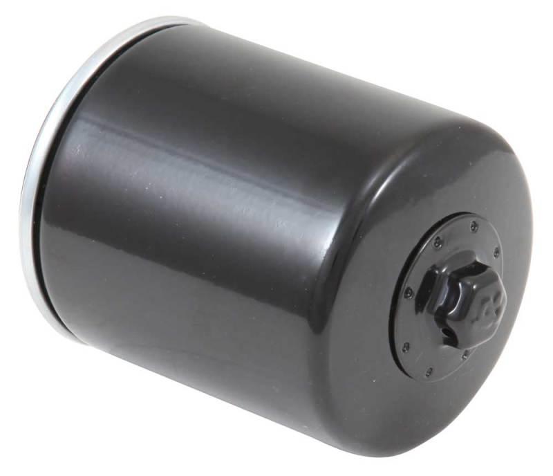 K&N Harley Davidson / Buell 3in OD x 4.063in H Black Oil Filter - Powersports Haven