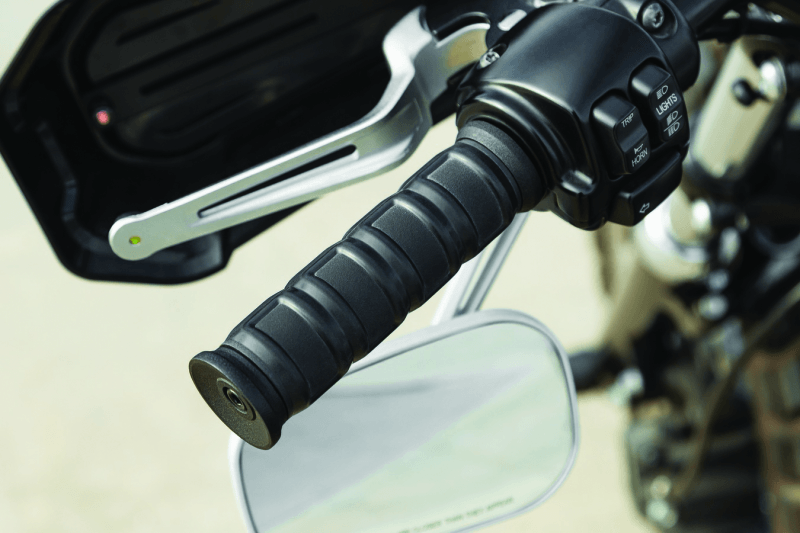Kuryakyn Dillinger Grips Dual Cable Satin Black - Powersports Haven